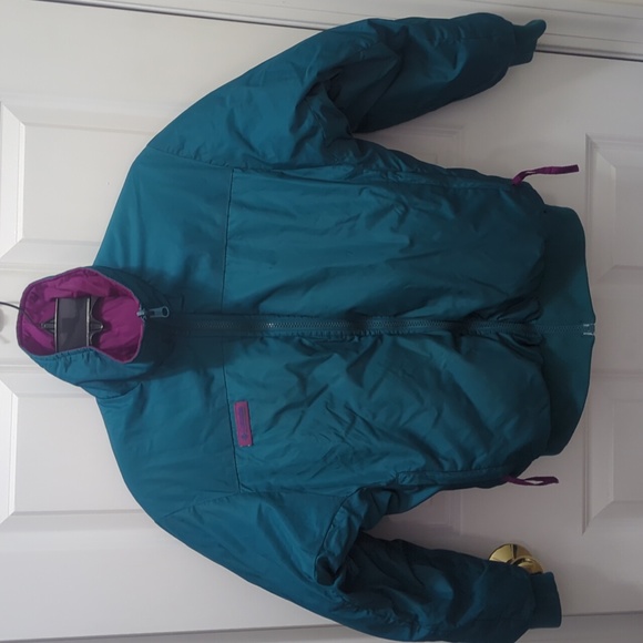 Columbia Vintage Women's Down Insulated Puffer Reversible 90s Jacket - Picture 1 of 8